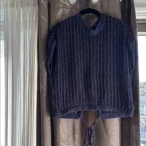 BCBG - Navy Blue Women's Knit Sweater